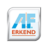 AF erkend logo
